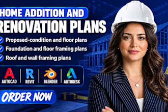 prepare home addition and renovation plans with framing in tampa fl