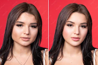 do face contouring and photo touch up