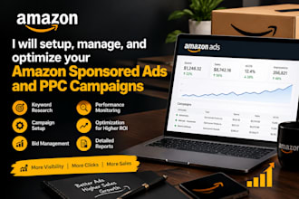 setup, manage, and optimize your amazon sponsored ads and ppc campaigns