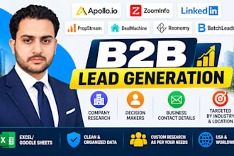 generate targeted b2b leads and find business decision makers