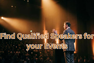 find and book professional speakers for conferences and events