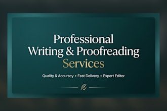 proofread and edit your documents
