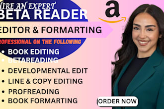 be your beta reader and line editor for your ebook or novel