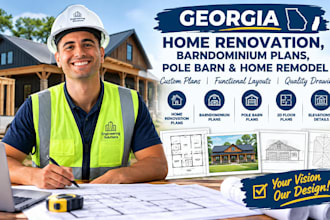 create home renovation, barndominium plans, pole barn for georgia home remodel
