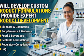 develop custom product formulations and provide expert product