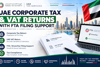 file uae corporate tax return with fta vat filing  vat return and fta compliance