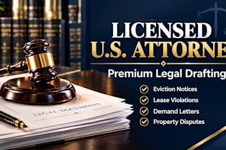 draft an eviction notice and landlord tenant legal documents