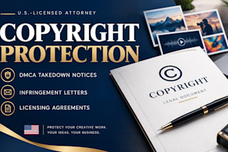 draft copyright infringement notices and legal documents