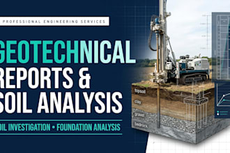 geotechnical report, soil analysis, foundation design and soil investigation