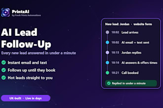 automate your lead follow up with an ai agent