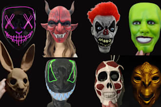 custom cosplay mask cosplay armor printing, 3d print and paint 3d mask 3d helmet