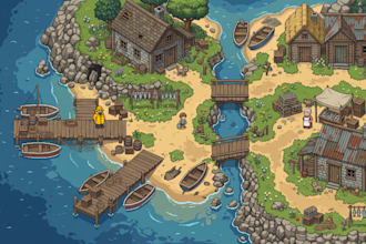 create custom tiled maps, tilemaps, tmx maps, rpg worlds, game maps and map arts