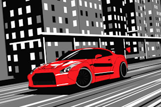 create 3d car renders and automotive artwork in blender