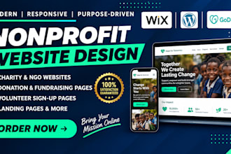 design non profit website charity website nonprofit website donation website ngo