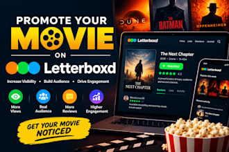 promote your movie on letterboxd to increase visibility and engagement