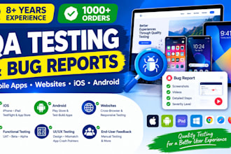 do user testing, website testing, app review, website review, and app testing