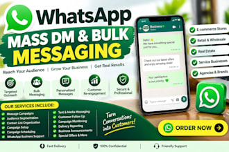do whatsapp mass dm bulk messaging targeted whatsapp marketing campaign