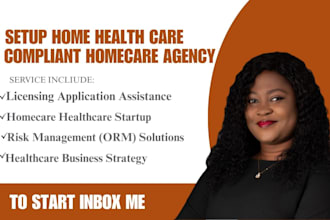 setup home care group home license application write policy and procedure manual