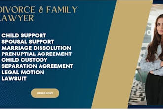 be your family lawyer for child custody, divorce, and legal drafting