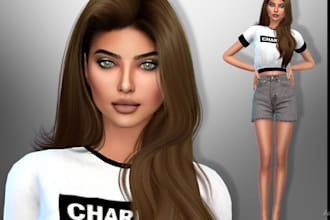 create unique custom sims for sim 4 unique sims, and design cc mods, your game