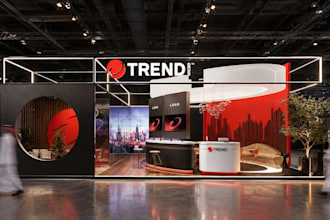 design professional 3d exhibition stand and trade show booth