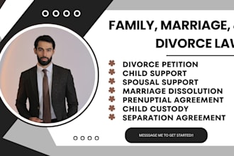 be your legal advisor on matrimonial and divorce matters