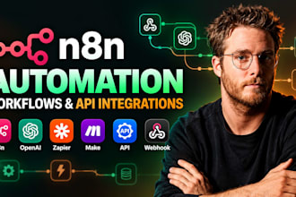 build n8n workflow automation and API integrations
