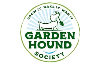 design awesome garden hound society logo