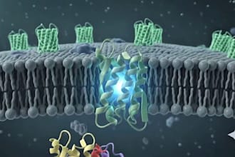 create 3d pharmaceutical moa and drug mechanism animation