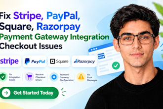 fix stripe, paypal, square, razorpay payment gateway integration checkout issues