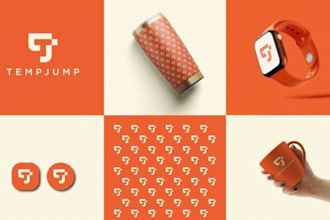 design custom logo, brand identity and brand guidelines