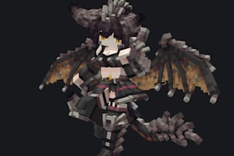 create custom minecraft mobs bosses and npcs in blockbench
