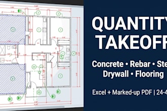 do accurate construction quantity takeoff with bluebeam and excel