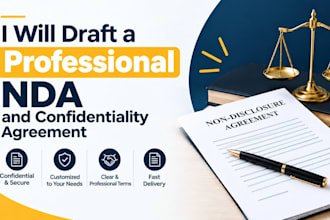 draft a professional nda and confidentiality agreement