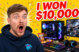 design viral mrbeast style youtube thumbnail that gets clicks