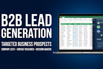 generate targeted b2b leads and build prospect lists