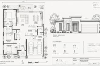 redraw 2d floor plans and convert sketches or pdf to autocad