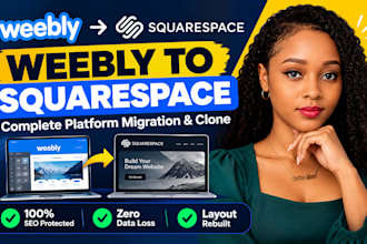 squarespace weebly master to clone website, migrate, transfer, seo redirects