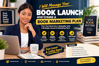manage your book launch and create a book marketing plan