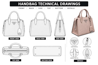 handbag tech pack crossbody shoulder tote clutch bag design manufacturing