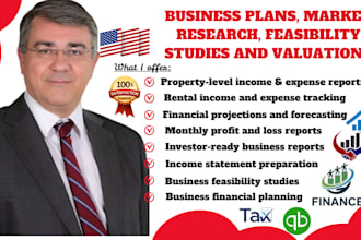 do valuation investor report market feasibility study research business plan