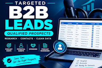 find qualified b2b podcast leads for your business