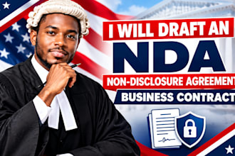 draft an nda, non disclosure agreement, or business contract