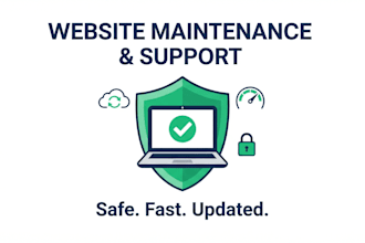 provide reliable monthly website maintenance and support