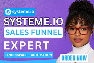 create systeme io landing page systeme io website expert systeme io sales funnel