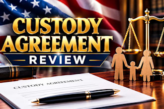 draft child custody agreements, parenting plans, and visitation documents