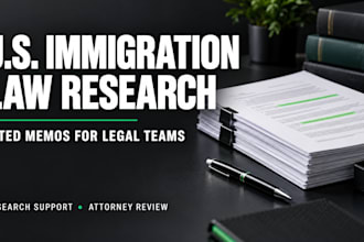 research US immigration law for attorneys and nonprofits