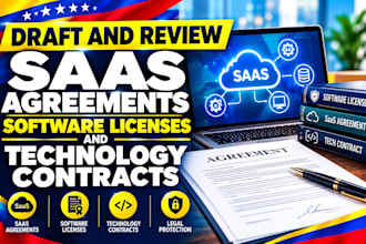 draft and review saas agreements software licenses and technology contracts