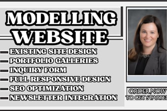 design modeling website, model portfolio, fashion website, model agency website