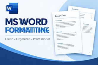 format and edit microsoft word documents